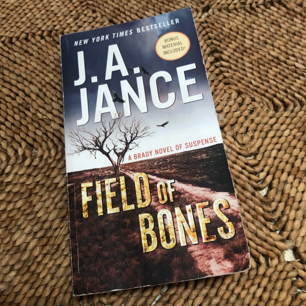 J.A. Janice: Field of Bones paperback book